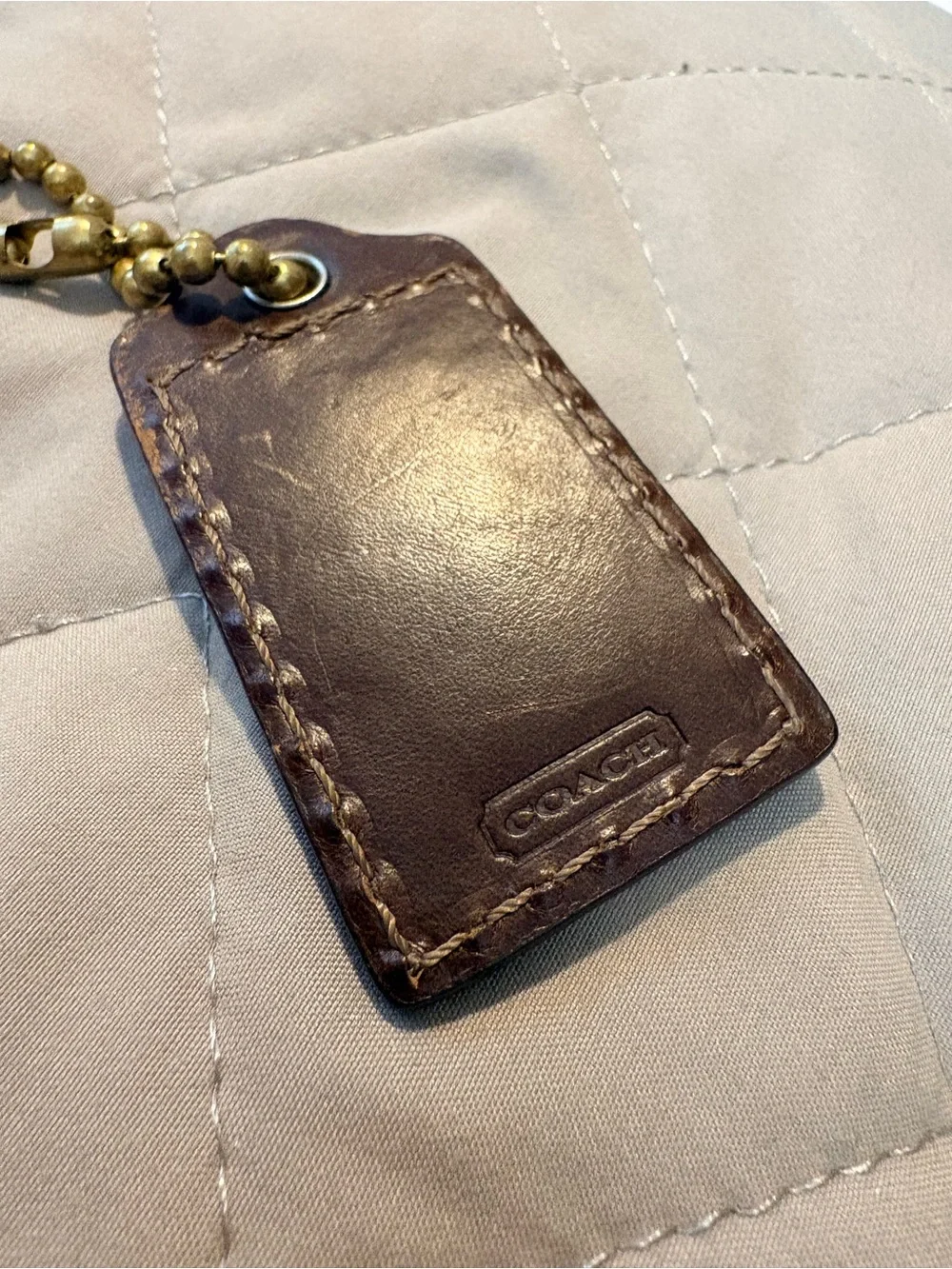3 inch Oversized 1941 Collection Leather Hangtag – Chocolate Brown